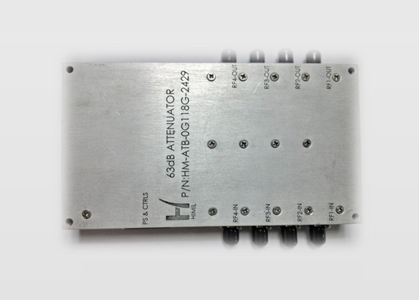 4 Channel 63dB Attenuator